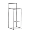 Dalton Bar Chair - Stainless Steel - Set of 2