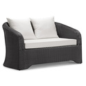 Miramar Love Seat - Espresso