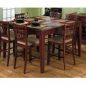 Amaretto Finished Counter Height Table 