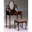 Cherry Picture Frame Vanity And Bench