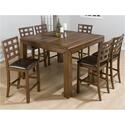 Wenatchee Falls Walnut Finished Counter Height 40mm Butterfly Leaf Table