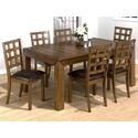 Wenatchee Falls Walnut Finished Rectangular 7-Piece Dining Set