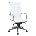 High Back Managers Chair with Eco Leather Back and Seat