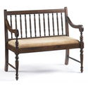 Walnut Deacon's Bench