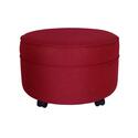 Round Extra Large Fabric Ottoman