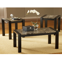 Black Faux Marble 3 Pack