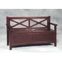 Double X Back Bench