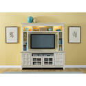 New Generation White Entertainment Center