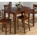 Bailey Brown Finished Counter Height Table W/ Butterfly Leaf