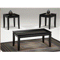 Black Matte Picture Frame Top 3 Pack Table