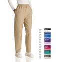 Petite Elastic 2-Pocket Scrub Pants - Md Blue