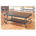 Ashton Brown Cherry Cocktail Table