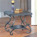 Ashton Brown Cherry Rectangle End Table