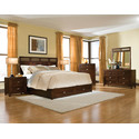 City Gazebo II King Footboard, 6/6 storage  w/slats