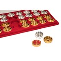 Gold Backgammon Checkers
