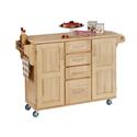 Wood Top On Natural Cabinet