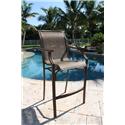 Chub Cay Patio Sling Stackable Barstool