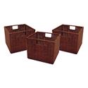 Leo Set of 3 Wired Baskets, Small