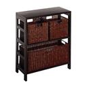 Leo 4PC Shelf with 3 Baskets