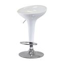 Spectrum Air Lift Swivel Adjustable Stool, Single, White