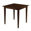Groveland Square Dining Table, Shaker Leg, Antique Walnut Finish