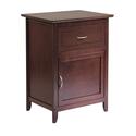 Accent Table with Door and Drawer, C Handle