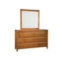 Drake Caramel Dresser w/ Mirror