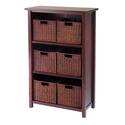 Milan 7pc Cabinet/Shelf with Baskets; 6 Small
