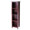 Milan Storage Shelf or Bookcase 5-Tier, Tall