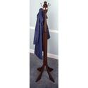 Coat Tree with Nickel Hooks