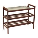 Mudroom Shoe Rack with Tray and shelf