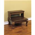 Attic Cherry Antique Cherry Bed Steps with Drawer