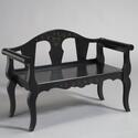 Embellished Scroll Bench
