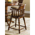 Crystal Lakes 24 Inch Swivel Counter Height Chair