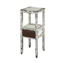 Parcel Antique White Accent Table