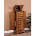 Nostalgic Oak Jewelry Armoire