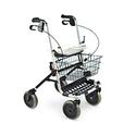 Four-Wheel Rollator with Hand Brakes - No Backrest