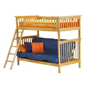 Columbia Bunk Wood Futon