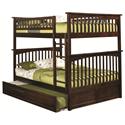 Columbia Bunk Full/Full with Trundle