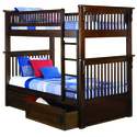 Colorado Bunk with Raised Panel Drawers - Twin/Twin
