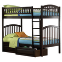 Richmond Bunk with Raised Panel Drawers