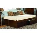 Concord Platform Bed w/ Flat Panel Footboard