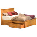 Monterey Bed w /Raised Panel Footboard