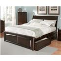 Bordeaux w/ Raised Panel Footboard