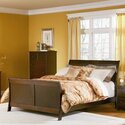 Bordeaux w/ Matching Footboard