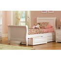 Sleigh Bed w/ Matching Footboard