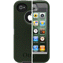OtterBox Defender Series f/iPhone&reg; 4/4S - Gunmetal Grey/Evny Green
