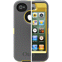 OtterBox Defender Series f/iPhone&reg; 4/4S - Sun Yellow/Gunmetal Grey