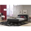 Euro Black Platform Bed