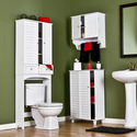 Nassau Louvered Spacesaver in White